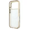 Guess - Zebra Glitter Triangle Logo MagSafe (GUHMP18L6HZPGTLD) - iPhone 18 Pro / iPhone 17 Pro - Gold
