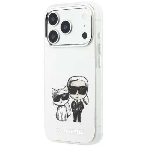 Karl Lagerfeld - IML KC Bodies Sketch Print MagSafe (KLHMP18X6HKCIDE) - iPhone 18 Pro Max / iPhone 17 Pro Max - Beige