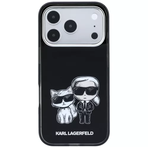 Karl Lagerfeld - IML KC Bodies Sketch Print MagSafe (KLHMP18X6HKCIDK) - iPhone 18 Pro Max / iPhone 17 Pro Max - Black