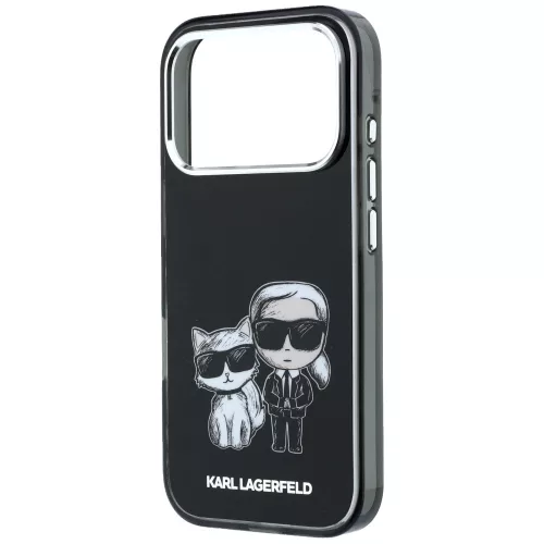 Karl Lagerfeld - IML KC Bodies Sketch Print MagSafe (KLHMP18X6HKCIDK) - iPhone 18 Pro Max / iPhone 17 Pro Max - Black
