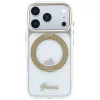 Guess - Ring Stand Script Metal Logo MagSafe (GUHMP18X6HCCMST) - iPhone 18 Pro Max / iPhone 17 Pro Max - Clear