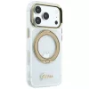 Guess - Ring Stand Script Metal Logo MagSafe (GUHMP18X6HCCMST) - iPhone 18 Pro Max / iPhone 17 Pro Max - Clear