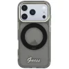 Guess - Ring Stand Script Metal Logo MagSafe (GUHMP18L6HCCMSK) - iPhone 18 Pro / iPhone 17 Pro - Black
