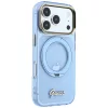 Guess - Ring Stand Script Metal Logo MagSafe (GUHMP18L6HCCMSB) - iPhone 18 Pro / iPhone 17 Pro - Light Blue