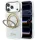 Guess - Ring Stand Script Metal Logo MagSafe (GUHMP18L6HCCMST) - iPhone 18 Pro / iPhone 17 Pro - Clear