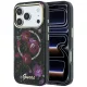 Guess - IML Glitter Blossom Roses MagSafe (GUHMP18L6HTBGSLK) - iPhone 18 Pro / iPhone 17 Pro - Black