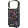 Guess - IML Glitter Blossom Roses MagSafe (GUHMP18L6HTBGSLK) - iPhone 18 Pro / iPhone 17 Pro - Black