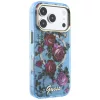 Guess - IML Glitter Blossom Roses MagSafe (GUHMP18L6HTBGSLB) - iPhone 18 Pro / iPhone 17 Pro - Light Blue