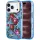 Guess - IML Glitter Blossom Roses MagSafe (GUHMP18X6HTBGSLB) - iPhone 18 Pro Max / iPhone 17 Pro Max - Light Blue