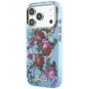 Guess - IML Glitter Blossom Roses MagSafe (GUHMP18X6HTBGSLB) - iPhone 18 Pro Max / iPhone 17 Pro Max - Light Blue