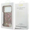 Guess - IML Glitter Blossom Roses MagSafe (GUHMP18X6HTBGSLU) - iPhone 18 Pro Max / iPhone 17 Pro Max - Burgundy