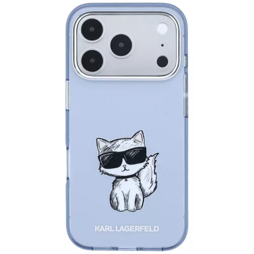 Karl Lagerfeld - IML Choupette Body Sketch Print MagSafe (KLHMP18X6HCIKDB) - iPhone 18 Pro Max / iPhone 17 Pro Max - Blue
