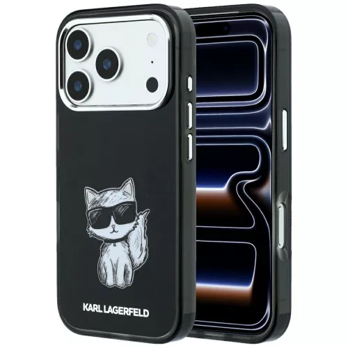 Karl Lagerfeld - IML Choupette Body Sketch Print MagSafe (KLHMP18X6HCIKDK) - iPhone 18 Pro Max / iPhone 17 Pro Max - Black