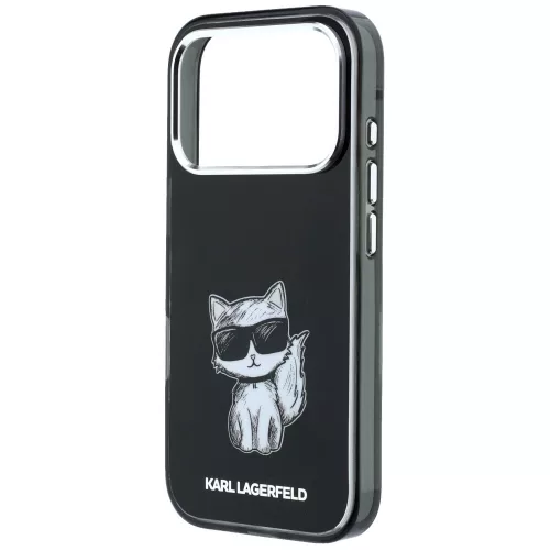 Karl Lagerfeld - IML Choupette Body Sketch Print MagSafe (KLHMP18X6HCIKDK) - iPhone 18 Pro Max / iPhone 17 Pro Max - Black