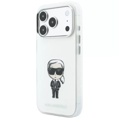 Karl Lagerfeld - HC MagSafe IML Ikonik Sketch Print (KLHMP18L6HKIKDE) - iPhone 18 Pro / iPhone 17 Pro - Beige