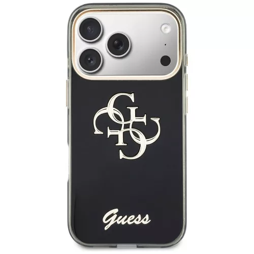 Guess - IML 4G Metal Script (GUHCP18L5HC4MLSK) - iPhone 18 Pro / iPhone 17 Pro - Black