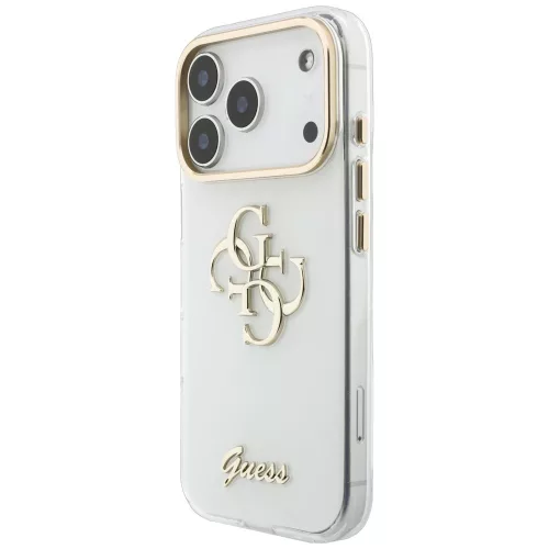 Guess - IML 4G Metal Script (GUHCP18L5HC4MLSH) - iPhone 18 Pro / iPhone 17 Pro - White