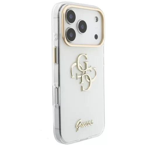 Guess - IML 4G Metal Script (GUHCP18L5HC4MLSH) - iPhone 18 Pro / iPhone 17 Pro - White