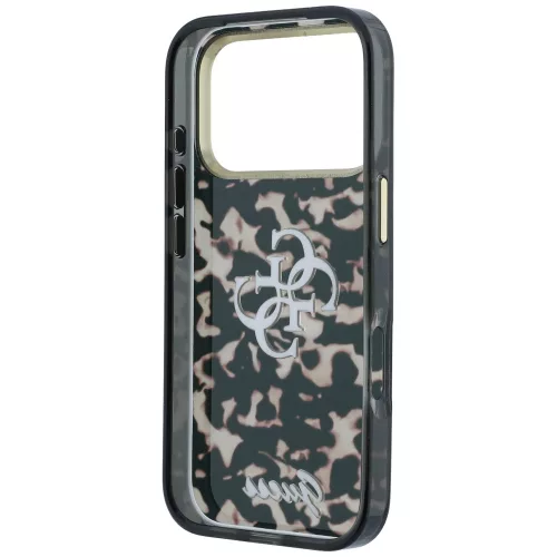 Guess - IML 4G Metal Script (GUHCP18L6HT4SMW) - iPhone 18 Pro / iPhone 17 Pro - Tortoise
