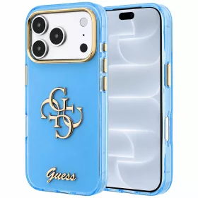   Guess - IML 4G Metal Script (GUHCP18L5HC4MLSL) - iPhone 18 Pro / iPhone 17 Pro - Light Blue