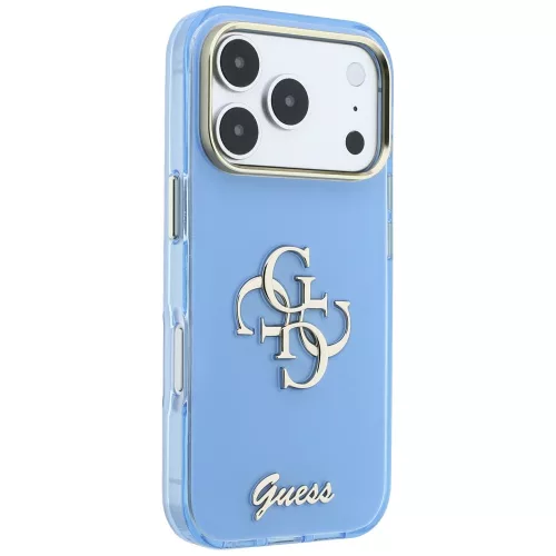Guess - IML 4G Metal Script (GUHCP18L5HC4MLSL) - iPhone 18 Pro / iPhone 17 Pro - Light Blue