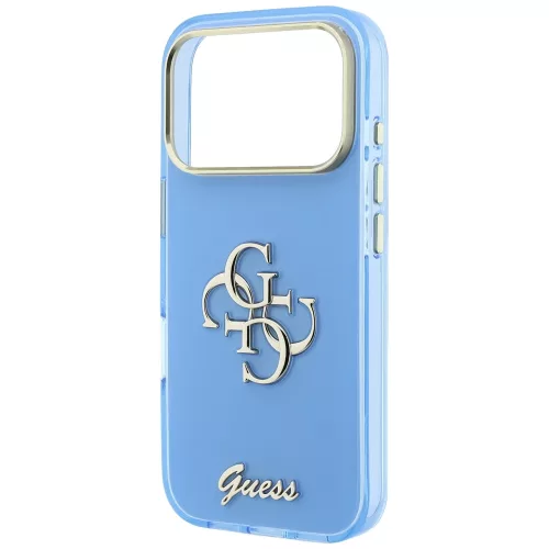Guess - IML 4G Metal Script (GUHCP18L5HC4MLSL) - iPhone 18 Pro / iPhone 17 Pro - Light Blue