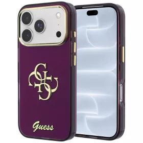   Guess - IML 4G Metal Script (GUHCP18L5HC4MLSU) - iPhone 18 Pro / iPhone 17 Pro - Burgundy