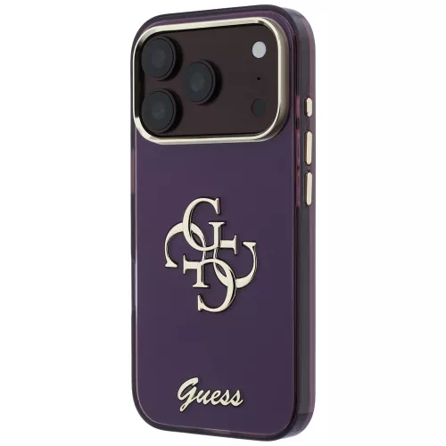 Guess - IML 4G Metal Script (GUHCP18L5HC4MLSU) - iPhone 18 Pro / iPhone 17 Pro - Burgundy