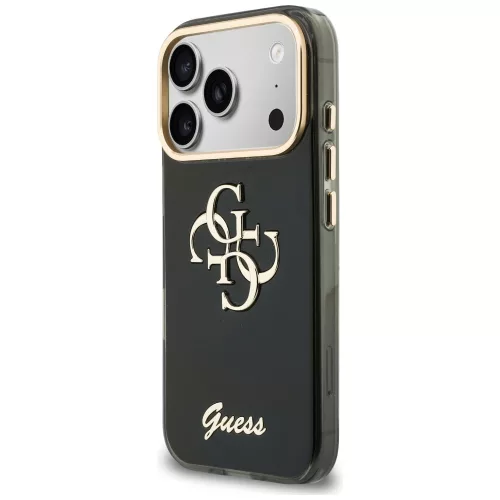 Guess - IML 4G Metal Script (GUHCP18X5HC4MLSK) - iPhone 18 Pro Max / iPhone 17 Pro Max - Black