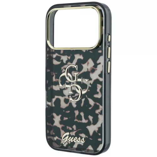Guess - IML 4G Metal Script (GUHCP18X6HT4SMW) - iPhone 18 Pro Max / iPhone 17 Pro Max - Tortoise