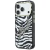 Karl Lagerfeld - HC MagSafe IML Signature Zebra Glitter Gold (KLHMP18X6HZSKPGD) - iPhone 18 Pro Max / iPhone 17 Pro Max - Black