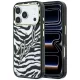 Karl Lagerfeld - HC MagSafe IML Signature Zebra Glitter Gold (KLHMP18L6HZSKPGD) - iPhone 18 Pro / iPhone 17 Pro - Black