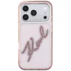 Karl Lagerfeld - IML Big Signature Resin Logo and Metal Frame (KLHCP18L6HCKSRP) - iPhone 18 Pro / iPhone 17 Pro - Pink