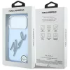 Karl Lagerfeld - IML Big Signature Resin Logo and Metal Frame (KLHCP18L6HCKSRB) - iPhone 18 Pro / iPhone 17 Pro - Blue