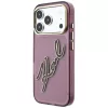 Karl Lagerfeld - IML Big Signature Resin Logo Metal Frame (KLHCP18X6HCKSRR) - iPhone 18 Pro Max / iPhone 17 Pro Max - Burgundy