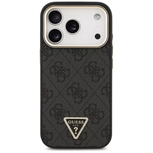 Guess - Hardcase 4G Triangle Logo MagSafe (GUHMP18LP4GTDGMK) - iPhone 18 Pro / iPhone 17 Pro - Black