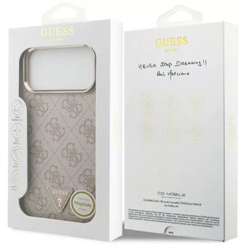 Guess - Hardcase 4G Triangle Logo MagSafe (GUHMP18XP4GTDGMP) - iPhone 18 Pro Max / iPhone 17 Pro Max - Pink