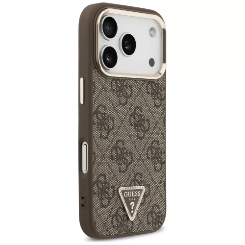 Guess - Hardcase 4G Triangle Logo MagSafe (GUHMP18XP4GTDGMW) - iPhone 18 Pro Max / iPhone 17 Pro Max - Brown