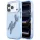Karl Lagerfeld - IML Big Signature Resin Logo Metal Frame (KLHCP18X6HCKSRB) - iPhone 18 Pro Max / iPhone 17 Pro Max - Blue