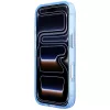 Karl Lagerfeld - IML Big Signature Resin Logo Metal Frame (KLHCP18X6HCKSRB) - iPhone 18 Pro Max / iPhone 17 Pro Max - Blue