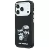 Karl Lagerfeld - Smooth Leather KC Bodies Sketch MagSafe (KLHMP18L6PWKCIDK) - iPhone 18 Pro / iPhone 17 Pro - Black