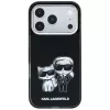 Karl Lagerfeld - Smooth Leather KC Bodies Sketch MagSafe (KLHMP18L6PWKCIDK) - iPhone 18 Pro / iPhone 17 Pro - Black