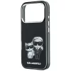 Karl Lagerfeld - Smooth Leather KC Bodies Sketch MagSafe (KLHMP18L6PWKCIDK) - iPhone 18 Pro / iPhone 17 Pro - Black
