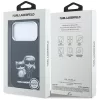 Karl Lagerfeld - Smooth Leather KC Bodies Sketch MagSafe (KLHMP18L6PWKCIDK) - iPhone 18 Pro / iPhone 17 Pro - Black