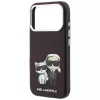 Karl Lagerfeld - Smooth Leather KC Bodies Sketch MagSafe (KLHMP18L6PWKCIDR) - iPhone 18 Pro / iPhone 17 Pro - Burgundy
