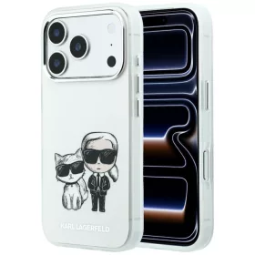   Karl Lagerfeld - Smooth Leather KC Bodies Sketch MagSafe (KLHMP18X6PWKCIDE) - iPhone 18 Pro Max / iPhone 17 Pro Max - Beige