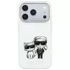 Karl Lagerfeld - Smooth Leather KC Bodies Sketch MagSafe (KLHMP18X6PWKCIDE) - iPhone 18 Pro Max / iPhone 17 Pro Max - Beige