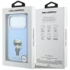 Karl Lagerfeld - Smooth Leather Ikonik Sketch MagSafe (KLHMP18L6PWKIKDB) - iPhone 18 Pro / iPhone 17 Pro - Blue