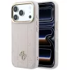Guess - Leather Stripe Peony 4G MagSafe (GUHMP18X6PGSU4EP) - iPhone 18 Pro / iPhone 17 Pro - Pink