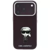 Karl Lagerfeld - HC MagSafe SW Smooth Leather Ikonik (KLHMP18X6PWKIKDR) - iPhone 18 Pro Max / iPhone 17 Pro Max - Burgundy